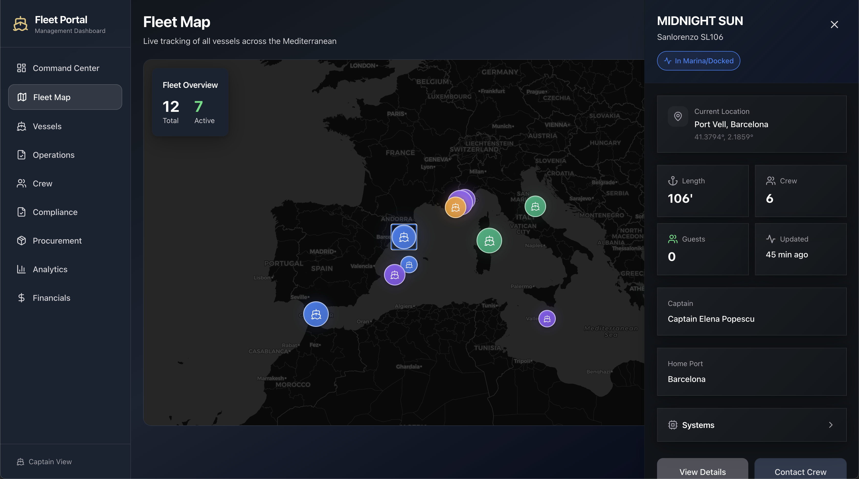 Fleet Management Dashboard